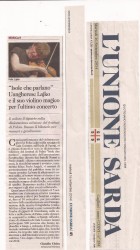 Articolo L'Unione Sarda 16.09