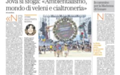 La Nuova Sardegna 03 settembre 2019: Palau Omaggio al fotografo Fausto Giaccone